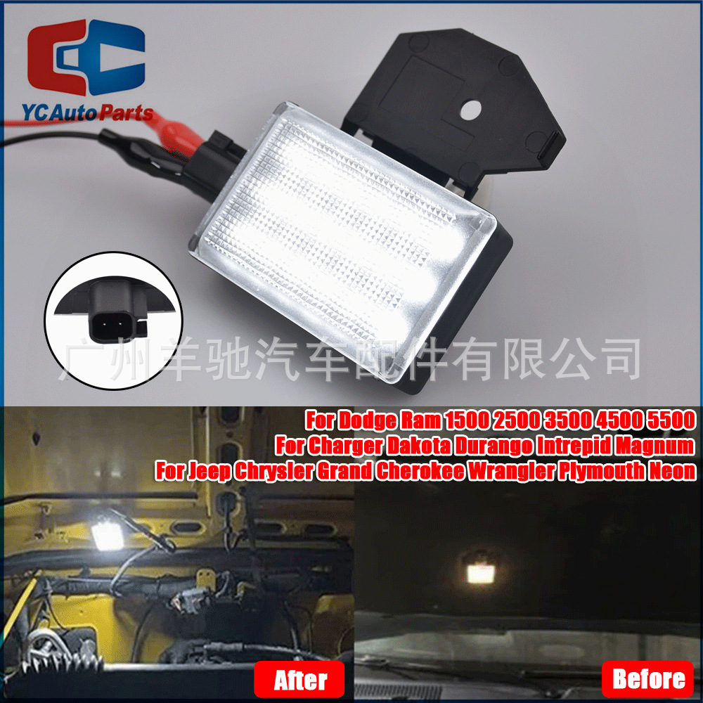 Aplicable a Dodge Ram 1500 2500 3500 4500 5500 1998 - 2017 LED capó luz
