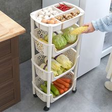 置物架厨房落地多层果蔬菜架子用品菜篮子收纳神器家用加厚储菜筐