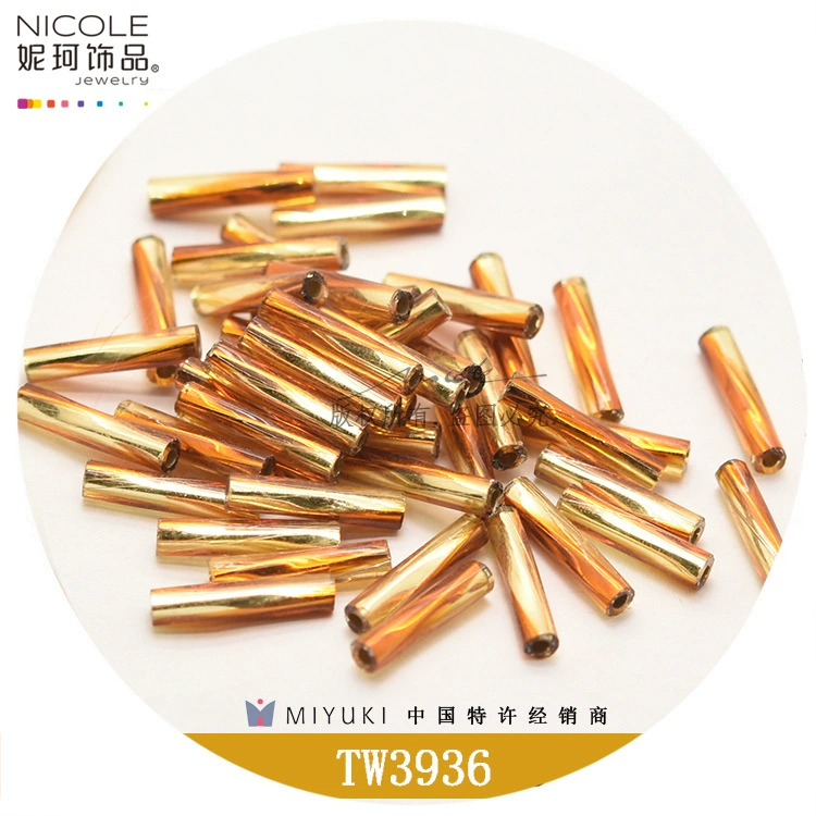 Японский майюки импортирован Mizhu 2.7*12мм Yuxing спиральная трубка 18 цветов матовый-AB серия цветов 10г свободные бусины