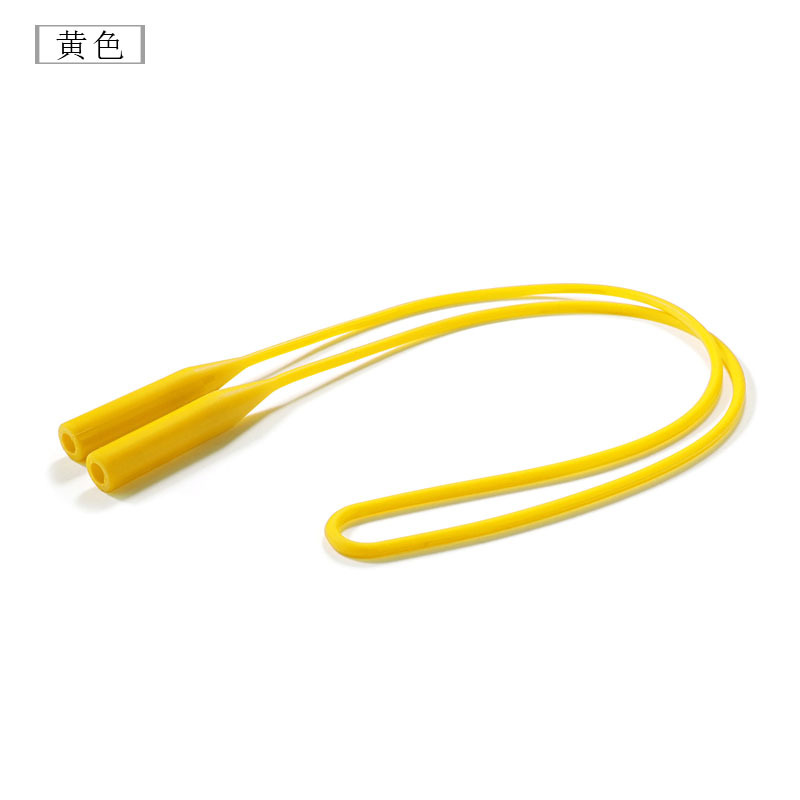 Cuerda elástica de silicona para gafas, antideslizante, anti-caída, correa deportiva ajustable
