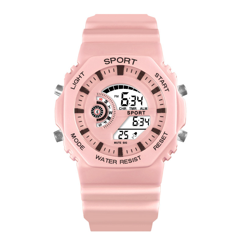 Estudiante de moda multi-función luminosa alarma reloj electrónico reloj hombres y mujeres moda deportes al aire libre reloj electrónico fábrica al por mayor