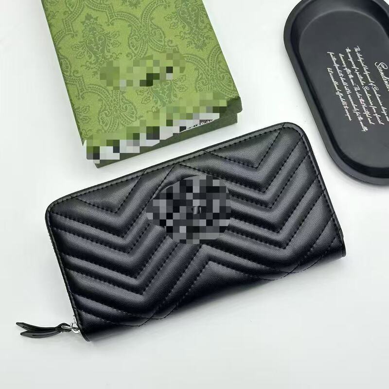 2022 New European and American Style Women's Wallet, Clutch Coin Purse, Marmont Foreign Trade Hot-Selling Long Medium-Sized Wallet 2022 New European and American Style Women's Wallet, Clutch Coin Purse, Marmont Foreign Trade Hot-Selling Long Medium-Sized Wallet