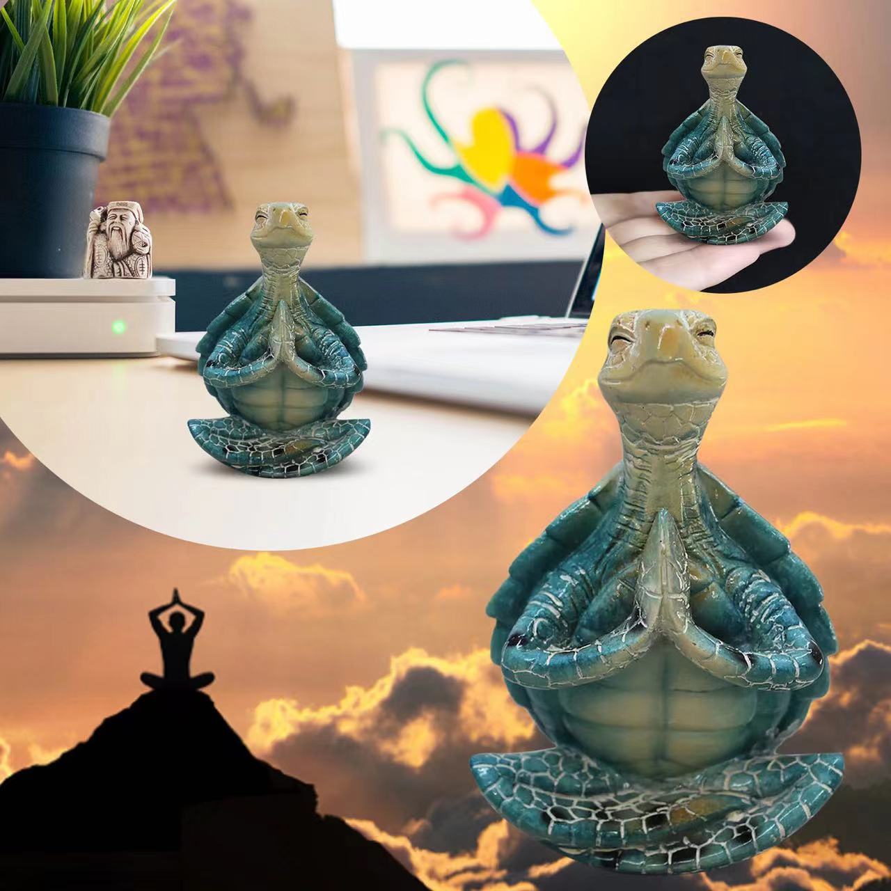 Turtle Meditation Ornament 3