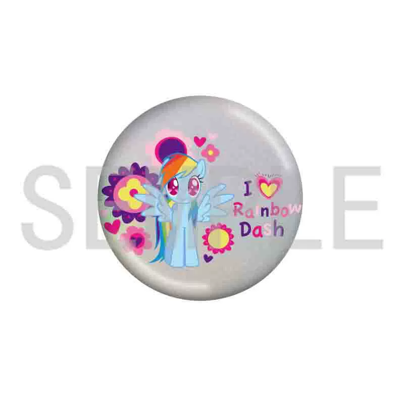 Старшая деталь Little Ma Bolly 75 Двойная вспышка Панель Значок Bad My Little Pony, Hyatt, Ziyue Yunbao Apple Jiaer