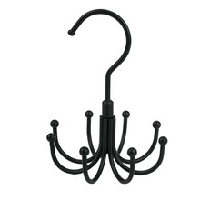 跨境创意360°可旋转八爪挂钩内衣吊带挂钩挂帽子领带挂钩收纳皮