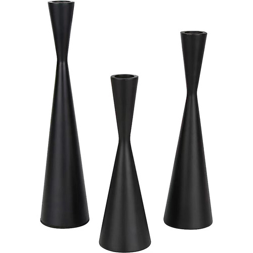 Cross-border supply iron candlestick set iron small waist candlestick ornaments table decoration western food American candlestick