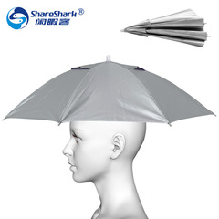 Summer head-up umbrella sunshade sun umbrella hat, fishing umbrella hat, sunshade hat wholesale