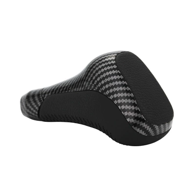 Cab and accessories: Knob for Tundra Car - carbon-fiber-full-leather-stitching-with-trd-mark