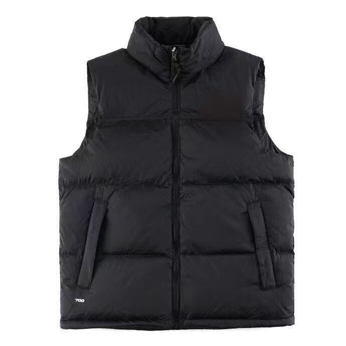 New 1996 American Version down Cotton Vest Men's and Women's Vest Thickeneded Stand Collar Autumn and Winter Warm Couple Jacket Embroider