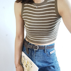 溫仕皮具新款軟皮腰帶女簡約銀扣設計搭配牛仔褲襯衫女時髦穿搭款