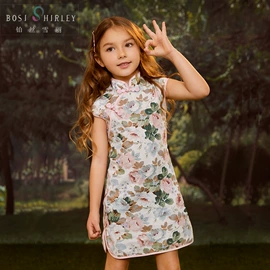 童旗袍;童连衣裙;亲子装