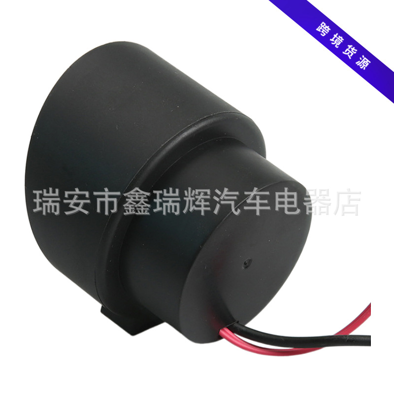 Cross-border Round Cannon-style Water Temperature Voltage 2-in-1 Combined Meter Red Car 9v-36v