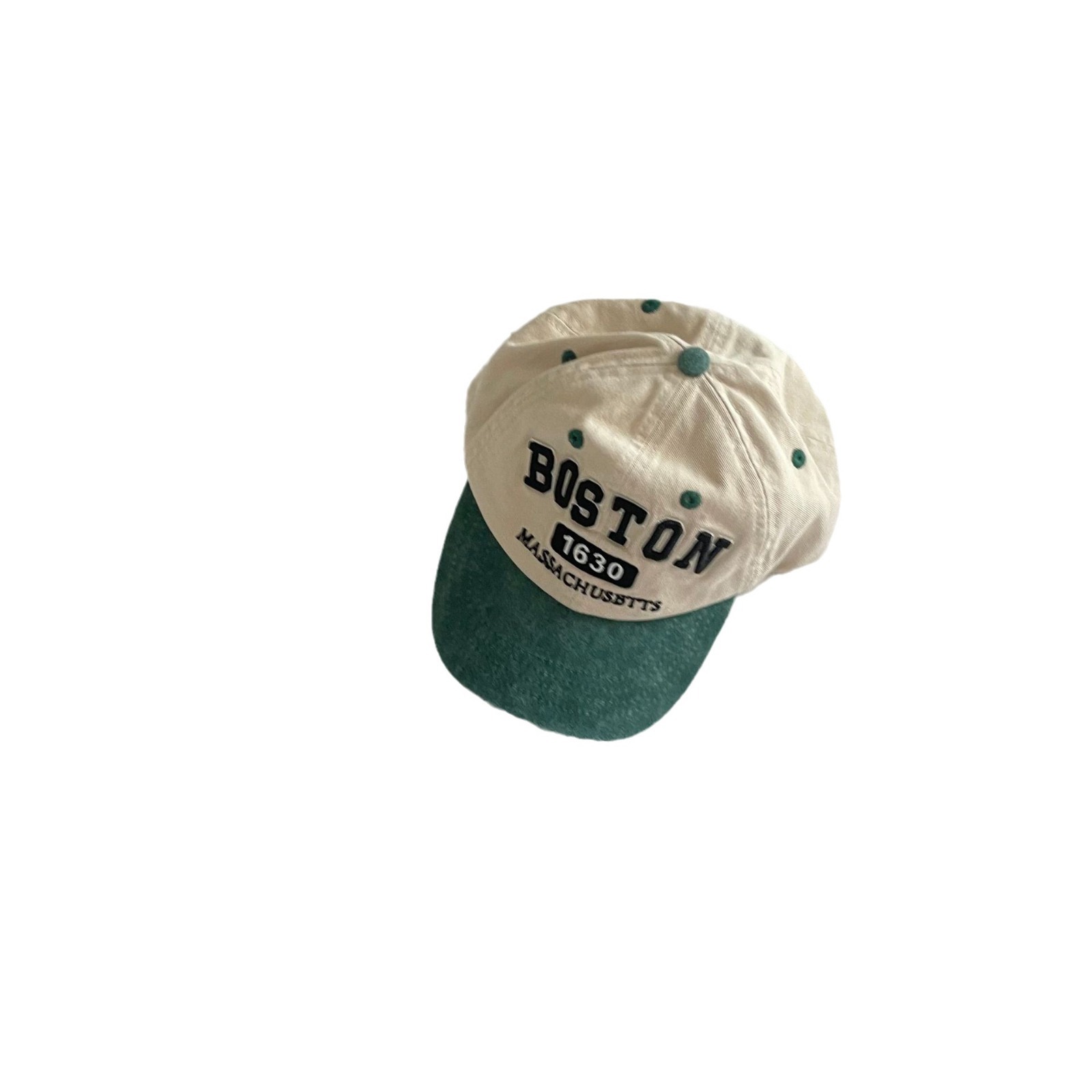 Calidad otoño nuevos niños de algodón lavado carta color a juego grandes gorra béisbol