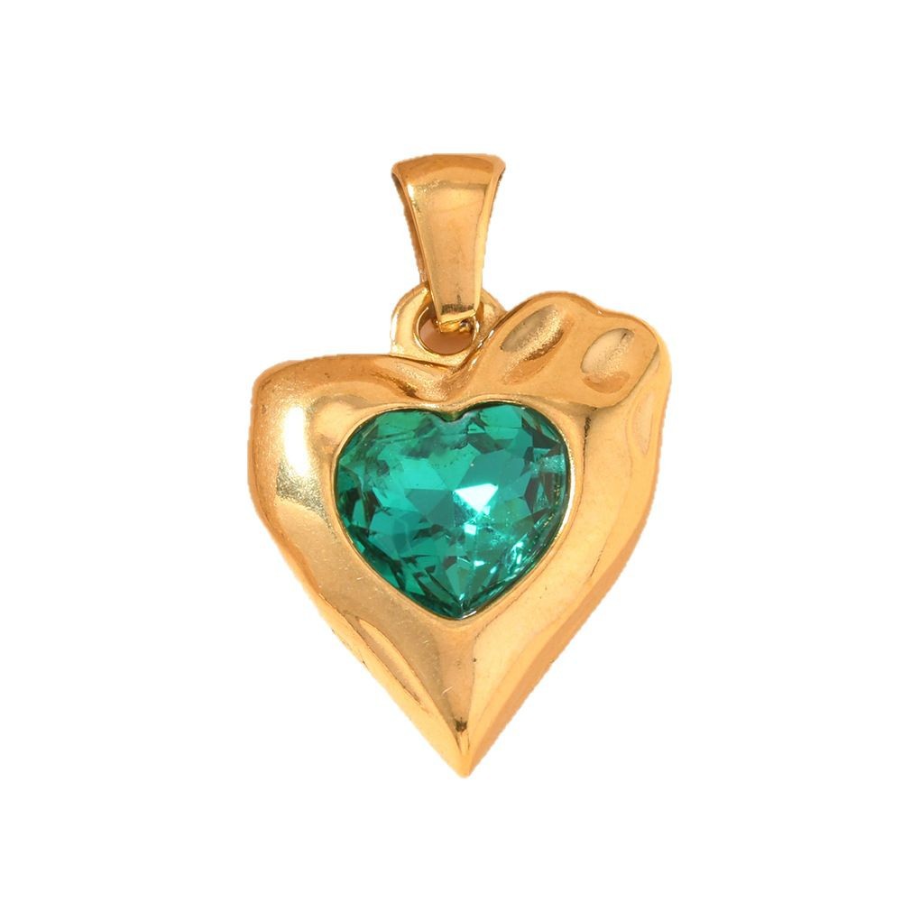 Colgante único transfronterizo nuevo exquisito colgante de amor de diamantes colgante de moda simple colgante único fábrica de accesorios de joyería de bricolaje