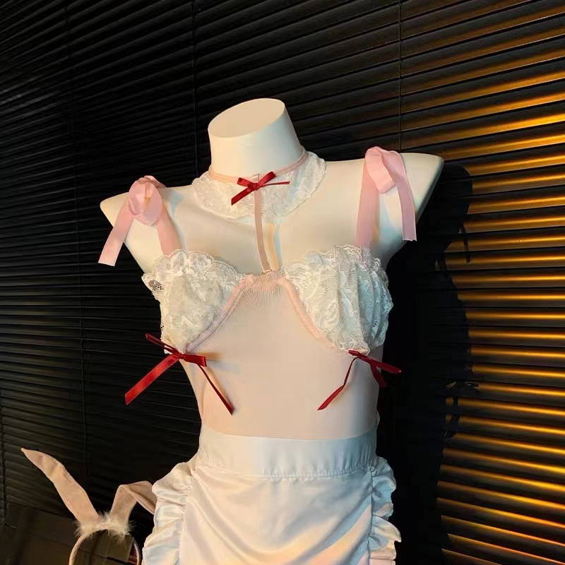 Nurse Roleplay Lingerie Set, Polyester Uniform Costume with Bag Packaging — detail image 6