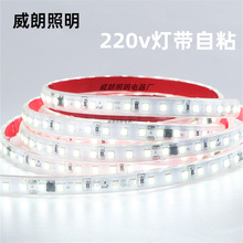 220v高压2835柔性软led灯带线型灯形性线条灯led条自粘背胶槽灯条