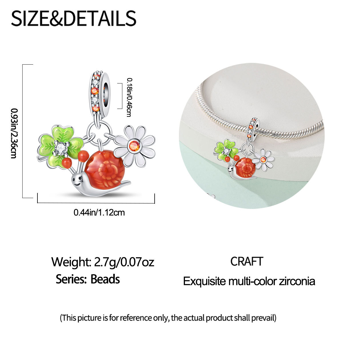 Snail Charm, additional image 4