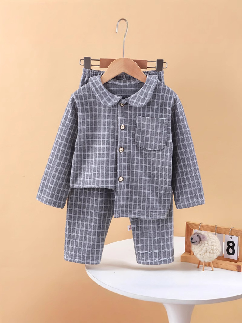 Nuevo conjunto de ropa para niños, ropa para el hogar, ropa para el hogar, ropa para niños, pijamas para bebés