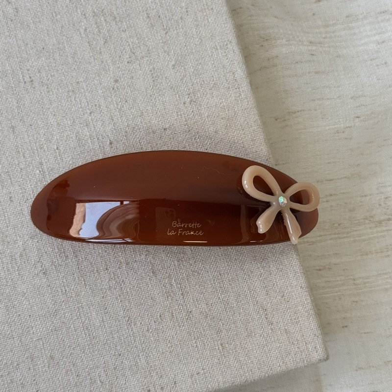 松弛博主感醋酸蝴蝶结椭圆弧形弹簧夹发卡高级感后脑勺盘发夹子|undefined