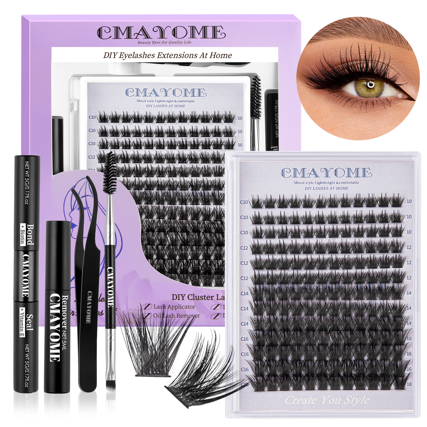 false eyelashes