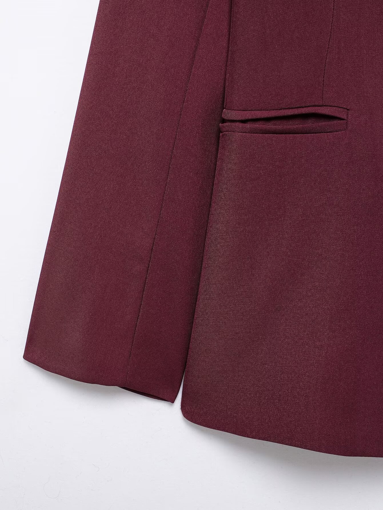 GraceChic 168983-2024 New Women's Fashion European And American Style Ancora Red Double-Breasted + Blazer Pants Set_voghion.com