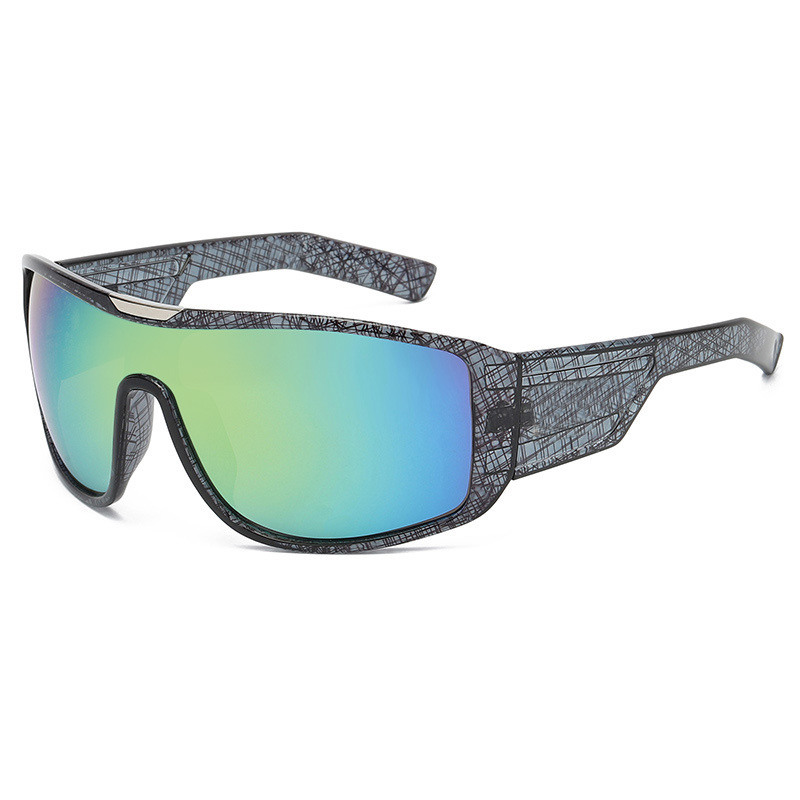 Nieuwe sportieve outdoor fietszonnebril uit één stuk, modieuze strandbril voor heren en dames, qs640_voghion.com
