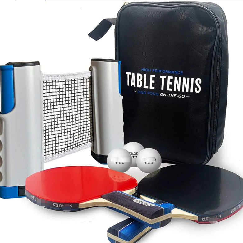 Ракетка для настольного тенниса Чистая сумка для стойки ракетка для настольного тенниса Одна сумка может вместить 2 удара 3 мяча Чистая сумка для стойки сумка для хранения настольного тенниса набор ракеток для настольного тенниса