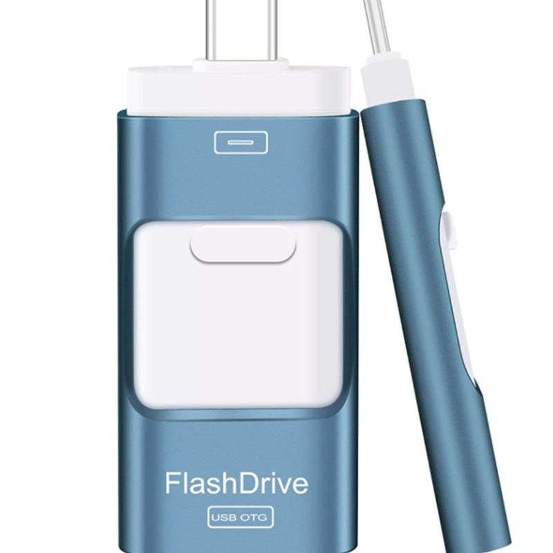 批发OTG跨境手机优盘适用于苹果安卓手机电脑两用四合一type-cu盘