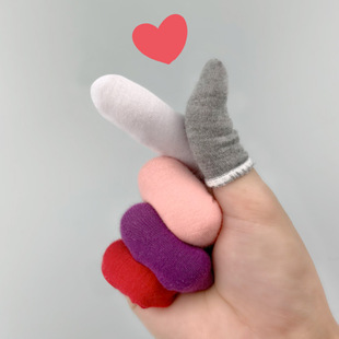 Cotton Finger Cover Protection Thickened Wear-resistant Labor Protection Polished Industrial Breathable Sweat Absorbing Cloth Wang Jin