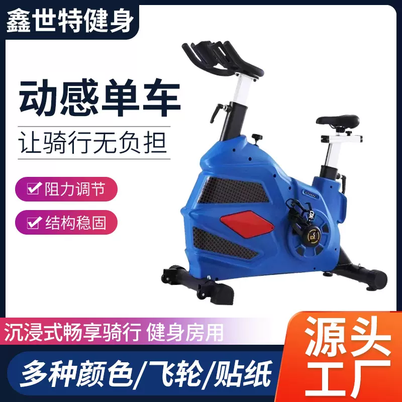 有氧健身动感单车健身房动感单车小型自行车室内脚踏静音动感单车