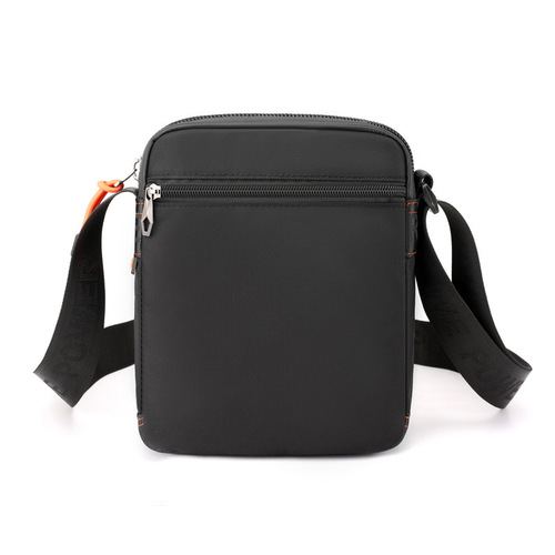 Wholesale new trendy men's crossbody bag, fashionable casual shoulder bag, outdoor water-repellent sports bag, travel small bag