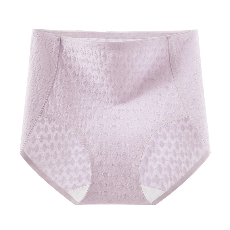 Algodón sin costuras 7A antibacteriano algodón entrepierna 2024 nuevo estilo cintura alta vientre suave ceroso agradable para la piel transpirable calzoncillos para mujer