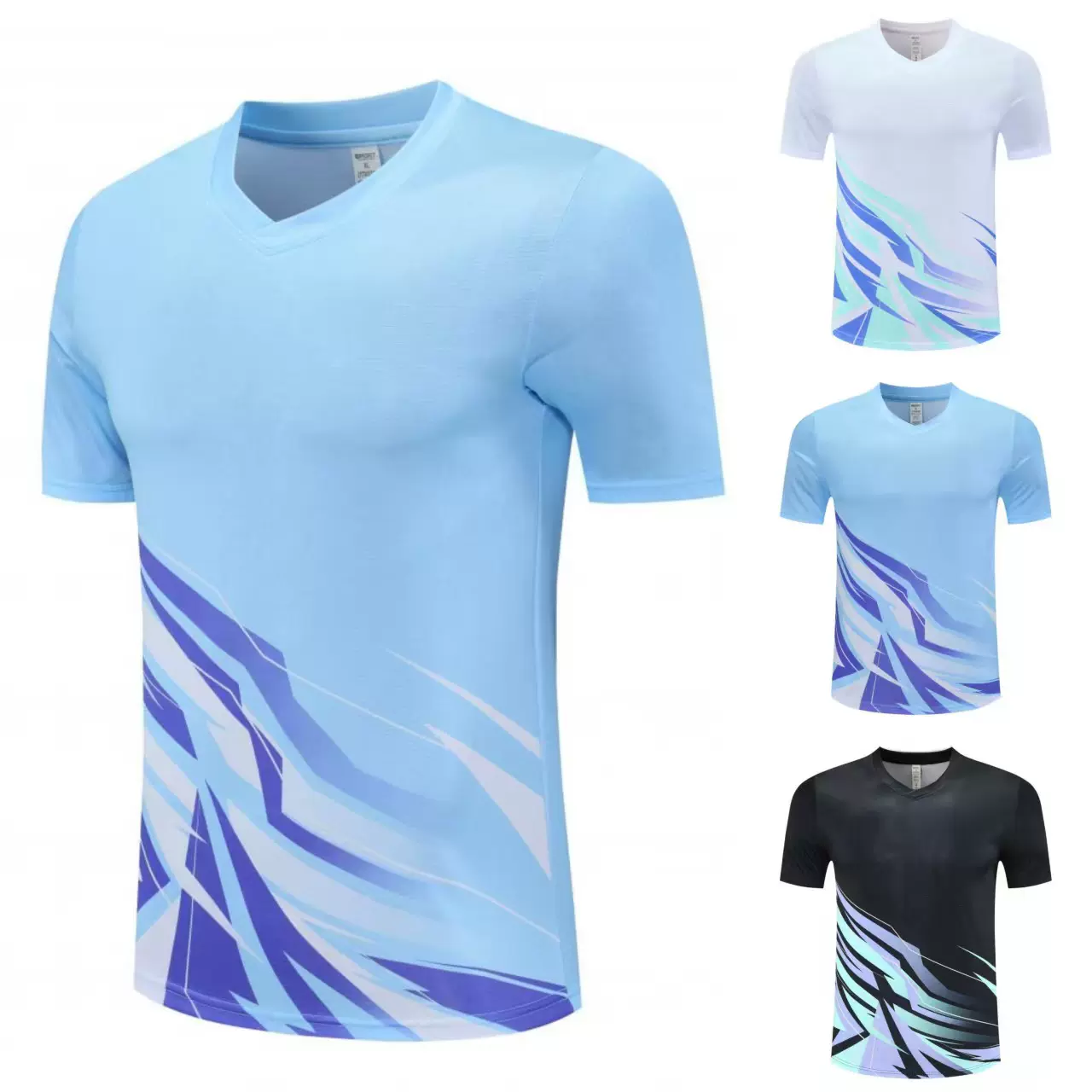 工厂批发乒乓球服羽毛球服男女运动服短袖吸湿透气运动比赛服定制