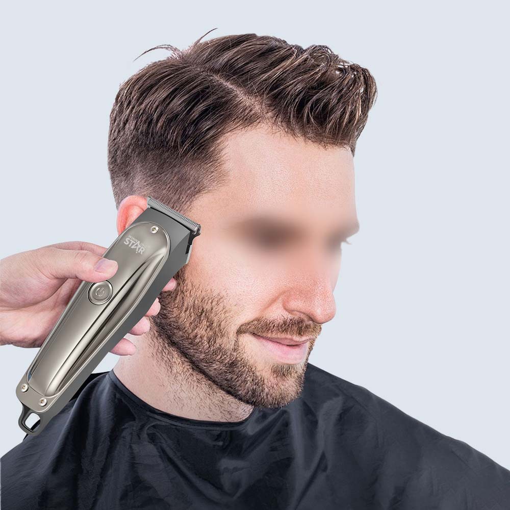 Winning Star cross-border nuevo corte de pelo con luz indicadora tipo de afeitado tipo c-conveniente corte de pelo eléctrico