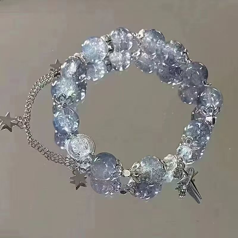 【ブレスレットコレクション】売れ筋人気蝶花柄ブレスレットニッチスターデザインフォレストスタイル万能ブレスレットブレスレット|undefined