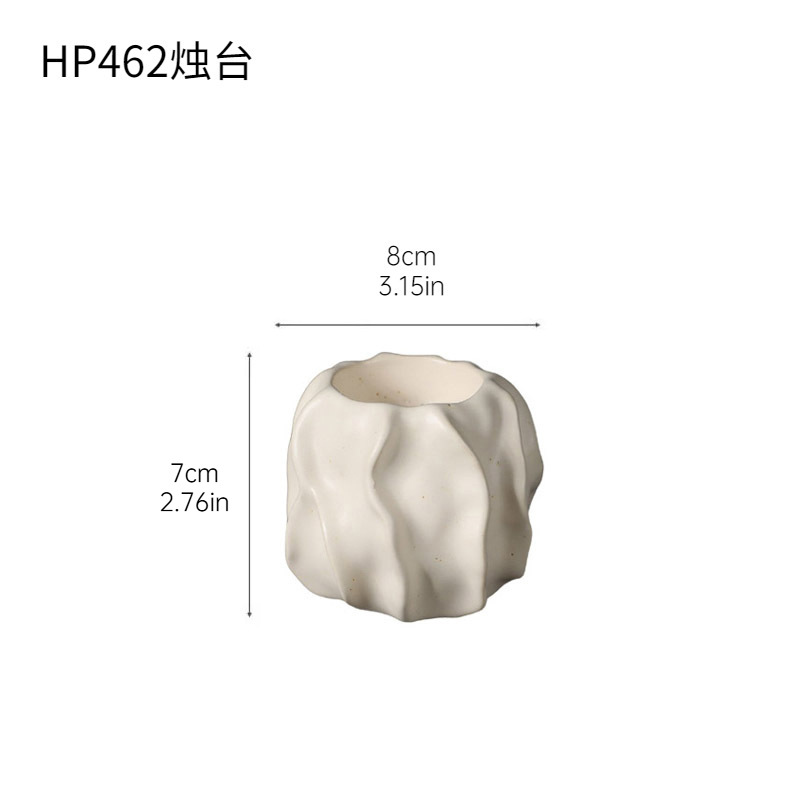 Ins candelabro adornos wabi-Jifeng candelabro estilo crema hogar sala de estar dormitorio mesa de comedor decoración romántica