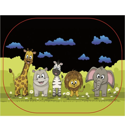 Sun shade – 44*35cm Cartoon Sunshade for - smiling-animals
