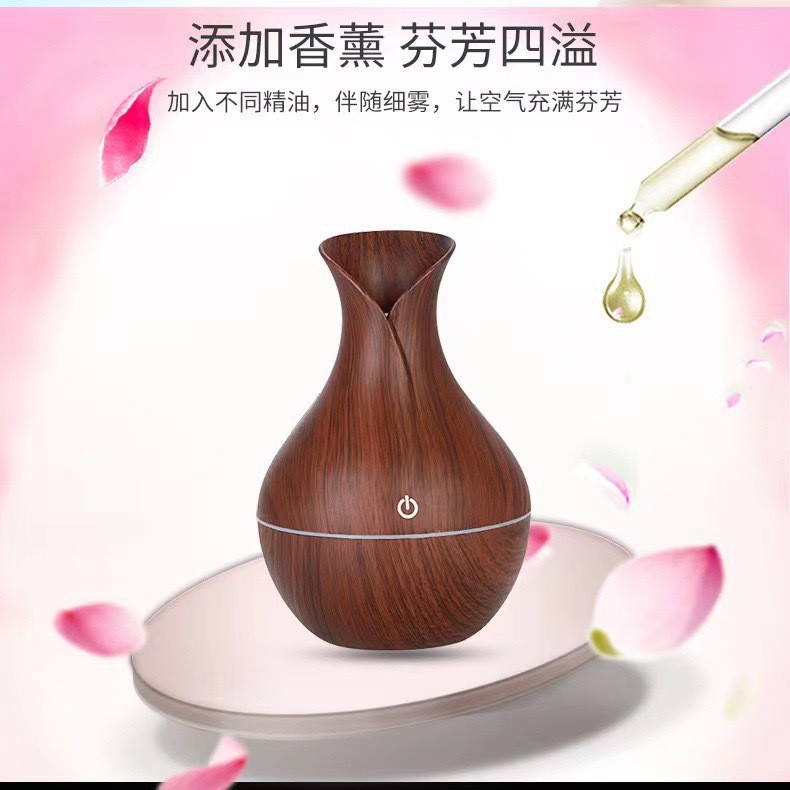 Mini Humidificador Difusor de Escritorio de Plástico Ultrasónico Silencioso para Hogar y Oficina