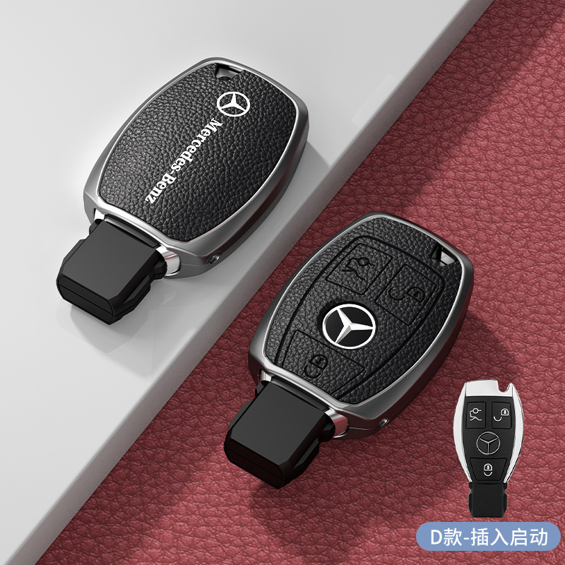 모델 D 삽입 3버튼, 고귀한 검정색 아연 합금 단일 쉘