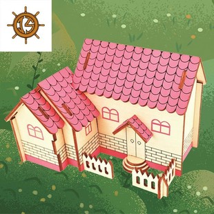 �S�ҽ̌W��ͯ�ֹ�3D���wƴ�D ľ�Ʒ��������܇�w�CС��ģ�����