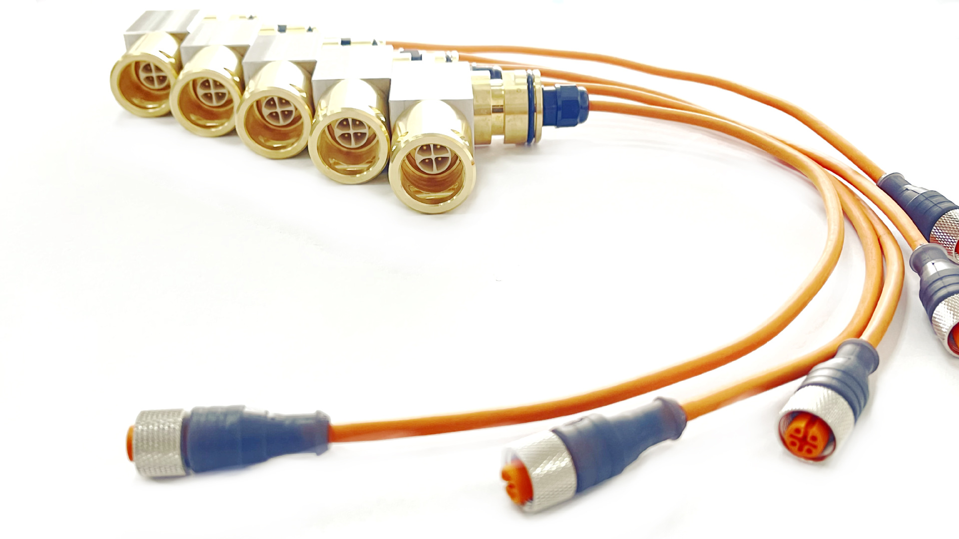 天玛矿用行程传感器转接头MARCO转隆堡4芯LUMBERG本安型