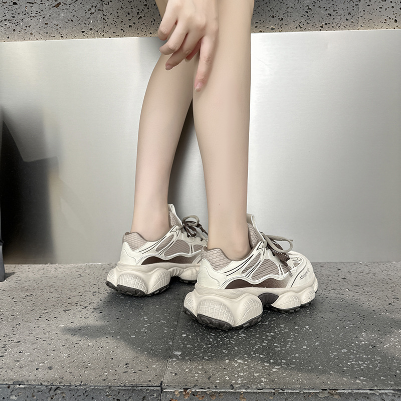 2025秋季新款厚底增高老爹鞋女百搭休闲轻便运动鞋潮女|undefined
