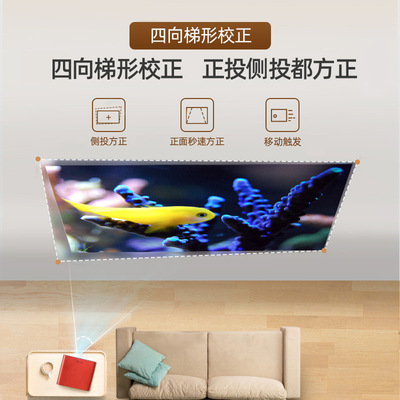 Suitable for Bingo dogs M6 high definition Projector household Intelligent cinema bedroom Small