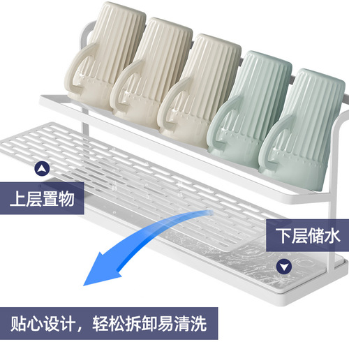 Cup holder, cup storage rack, drain cup, teacup rack, tea set, glass cup, coffee, hanging upside down to dry, thermos cup