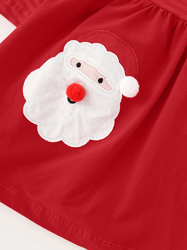 En stock malwee vestido para niños otoño nuevo vestido para niños europeos y americanos cuello redondo manga larga vestido de princesa para niña