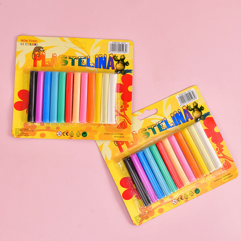 Protección del medio ambiente de arcilla de goma de exportación de barro 12 arcilla de color