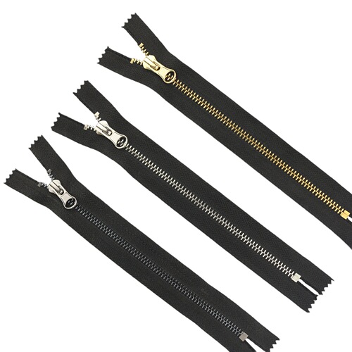 Manufacturer wholesale No. 5 metal zipper multi-color clothing jacket zipper closed single open double open real copper zipper