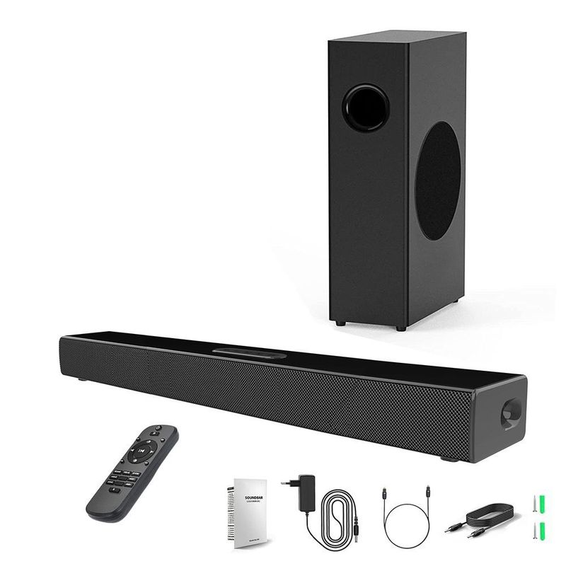 S22エコー壁サブウーファー80wパワーbluetoothスピーカー、ホームシアターk歌音響光ファイバusb|undefined