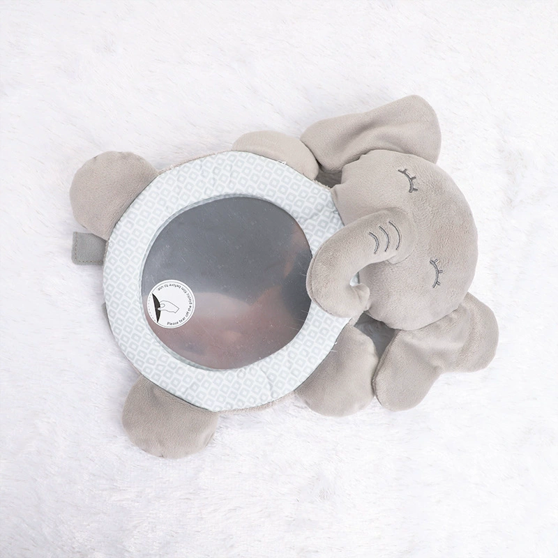 Distorting mirror, rear view mirror, cute doll, toy for bed for car