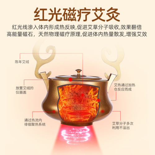 Xiaomanjiao Moxibustion Upright Device Far Infrared Gynecological Home Use Smokeless Health Preservation Device Beauty Salon Hanging Moxibustion Device Warm Moxibustion